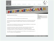 Tablet Screenshot of beethovenschulebonn.de